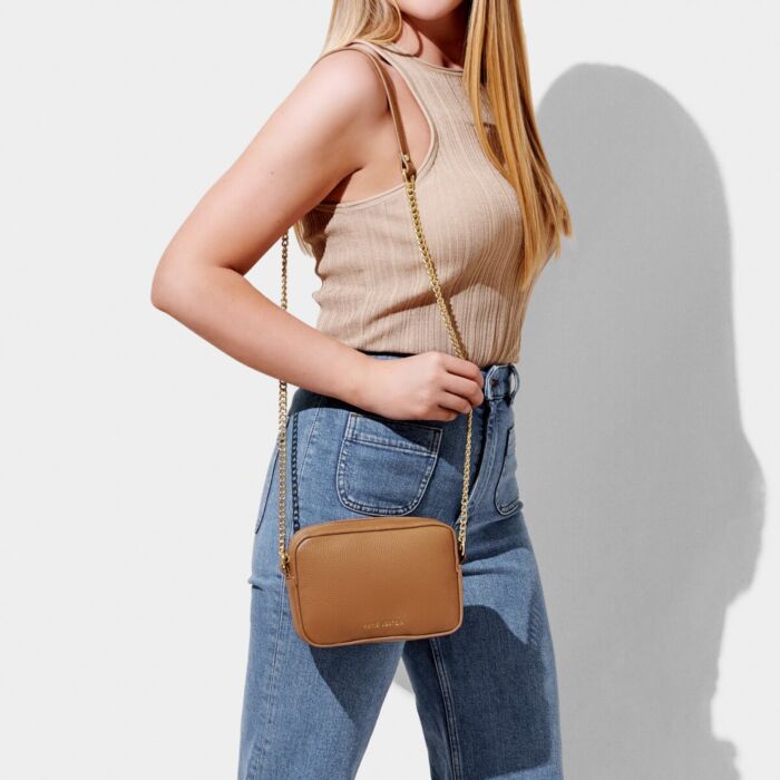 Katie Loxton Millie Mini Crossbody - Tan